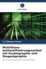 MultiShare-Authentifizierungssystem mit Kryptographie und Steganographie