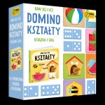 Baw się i ucz Domino Kształty Gra i książka