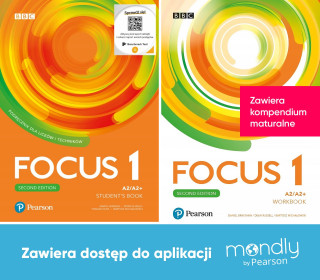 Focus Second Edition 1. Komplet Podręcznik + Zeszyt ćwiczeń + dostęp Mondly (Opracowanie zbiorowe)(Miękka)