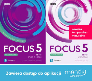 Focus Second Edition 5. Komplet Podręcznik + Zeszyt ćwiczeń + dostęp Mondly (Opracowanie zbiorowe)(Miękka)
