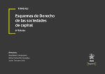 Tomo XLI Esquemas de Derecho de las sociedades de capital 8? Edición