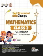 Olympiad Champs Mathematics Class 3 with Chapter-wise Previous 10 Year (2013 - 2022) Questions 5th Edition | Complete Prep Guide with Theory, PYQs, Pa