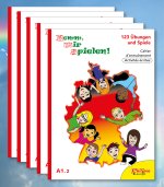 Komm, wir spielen ; A1.2 ; lot de 5 cahiers d'entraînement ; activités écrites