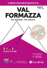 Val Formazza. Val Bavona, Val Maggia 1:25.000