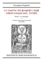 marche dei tipografi e degli editori europei (sec. XV-XIX)