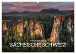 Naturparadies Sächsische Schweiz (Wandkalender 2024 DIN A2 quer), CALVENDO Monatskalender