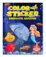 Color with Sticker: Underwater Adventure