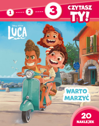 1 2 3 czytasz ty! Poziom 3 Warto marzyć Disney Pixar Luca