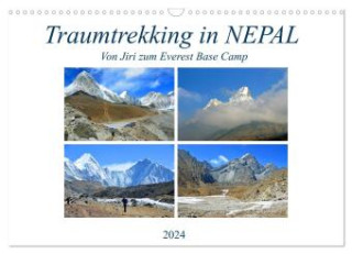 Traumtrekking in NEPAL (Wandkalender 2024 DIN A3 quer), CALVENDO Monatskalender