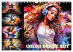Color Dance Art (Wandkalender 2024 DIN A3 quer), CALVENDO Monatskalender