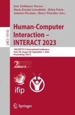 Human-Computer Interaction - INTERACT 2023