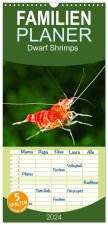 Familienplaner 2024 - Dwarf Shrimps mit 5 Spalten (Wandkalender, 21 x 45 cm) CALVENDO