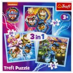 Puzzle 3w1 - Moc Mighty Pups. Psi Patrol 34869