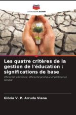 Les quatre crit?res de la gestion de l'éducation : significations de base