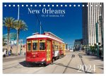 New Orleans Louisiana, USA (Tischkalender 2024 DIN A5 quer), CALVENDO Monatskalender