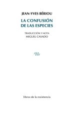 LA CONFUSION DE LA ESPECIES
