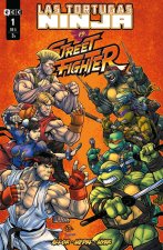 LAS TORTUGAS NINJA VS STREET FIGHTER 1