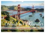 Urlaub in Miniatur (Wandkalender 2024 DIN A3 quer), CALVENDO Monatskalender