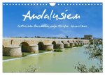 Andalusien, historische Bauwerke, weiße Dörfer, blaues Meer (Wandkalender 2024 DIN A4 quer), CALVENDO Monatskalender