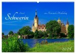 Schwerin Mecklenburg (Wandkalender 2024 DIN A2 quer), CALVENDO Monatskalender