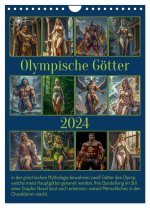Olympische Götter (Wandkalender 2024 DIN A4 hoch), CALVENDO Monatskalender