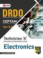 DRDO CEPTAM - Technician A Tier I & II (Electronics)