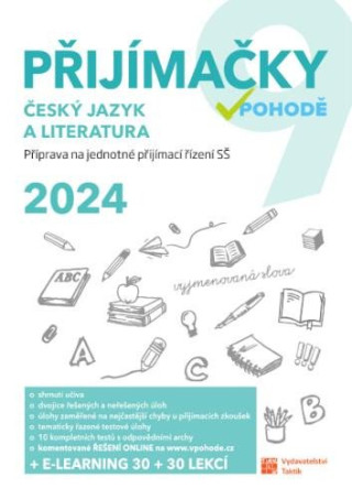 Přijímačky 9 - Český jazyk a literatura + e-learning 2024