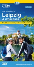 ADFC-Regionalkarte Leipzig und Umgebung, 1:75.000, mit Tagestourenvorschlägen, reiß- und wetterfest, E-Bike-geeignet, GPS-Tracks Download