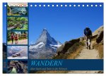 WANDERN über Stock und Stein in der Schweiz (Tischkalender 2024 DIN A5 quer), CALVENDO Monatskalender