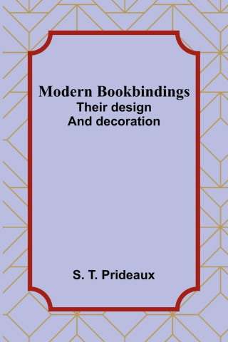 Modern bookbindings