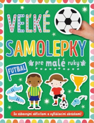 Velkďż˝ samolepky pre malďż˝ ruky Futbal