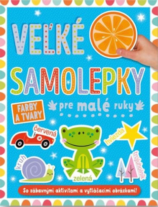 Velkďż˝ samolepky pre malďż˝ ruky Farby a tvary