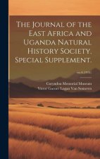 The Journal of the East Africa and Uganda Natural History Society. Special Supplement.; no.4 (1931)