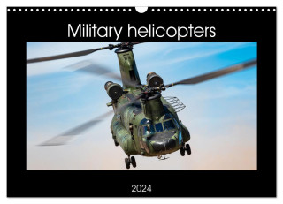 Military helicopters (Wall Calendar 2024 DIN A3 landscape), CALVENDO 12 Month Wall Calendar