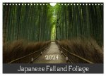 Japanese fall and foliage (Wall Calendar 2024 DIN A4 landscape), CALVENDO 12 Month Wall Calendar