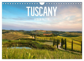 Tuscany A color palette (Wall Calendar 2024 DIN A4 landscape), CALVENDO 12 Month Wall Calendar