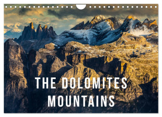 The Dolomites Mountains (Wall Calendar 2024 DIN A4 landscape), CALVENDO 12 Month Wall Calendar