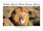Simba Masai Mara Kenya Africa (Wall Calendar 2024 DIN A4 landscape), CALVENDO 12 Month Wall Calendar