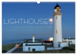 Lighthouses on the West Coast of Scotland (Wall Calendar 2024 DIN A3 landscape), CALVENDO 12 Month Wall Calendar