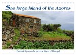 Sao Jorge Island of the Azores - fantastic fajas on the greenest island of Portugal (Wall Calendar 2024 DIN A3 landscape), CALVENDO 12 Month Wall Cale