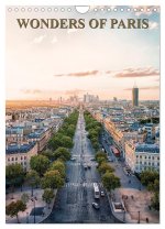 Wonders of Paris (Wall Calendar 2024 DIN A4 portrait), CALVENDO 12 Month Wall Calendar