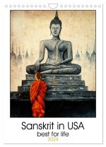Buddha in USA (Wall Calendar 2024 DIN A4 portrait), CALVENDO 12 Month Wall Calendar