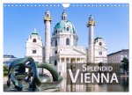 Splendid Vienna (Wall Calendar 2024 DIN A4 landscape), CALVENDO 12 Month Wall Calendar