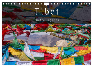 Tibet Land of Legends (Wall Calendar 2024 DIN A4 landscape), CALVENDO 12 Month Wall Calendar