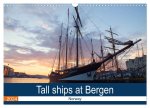 Tall ships at Bergen (Wall Calendar 2024 DIN A3 landscape), CALVENDO 12 Month Wall Calendar