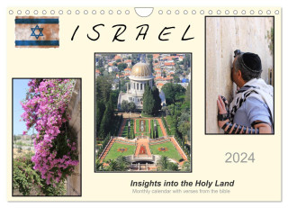ISRAEL (Wall Calendar 2024 DIN A4 landscape), CALVENDO 12 Month Wall Calendar