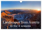 Landscapes from Austria in the 4 seasons (Wall Calendar 2024 DIN A4 landscape), CALVENDO 12 Month Wall Calendar