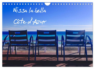 Nissa la bella Côte d'Azur (Calendrier mural 2024 DIN A4 vertical), CALVENDO calendrier mensuel