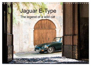 Jaguar E-Type (Wall Calendar 2024 DIN A3 landscape), CALVENDO 12 Month Wall Calendar