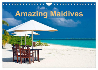Amazing Maldives (Wall Calendar 2024 DIN A4 landscape), CALVENDO 12 Month Wall Calendar